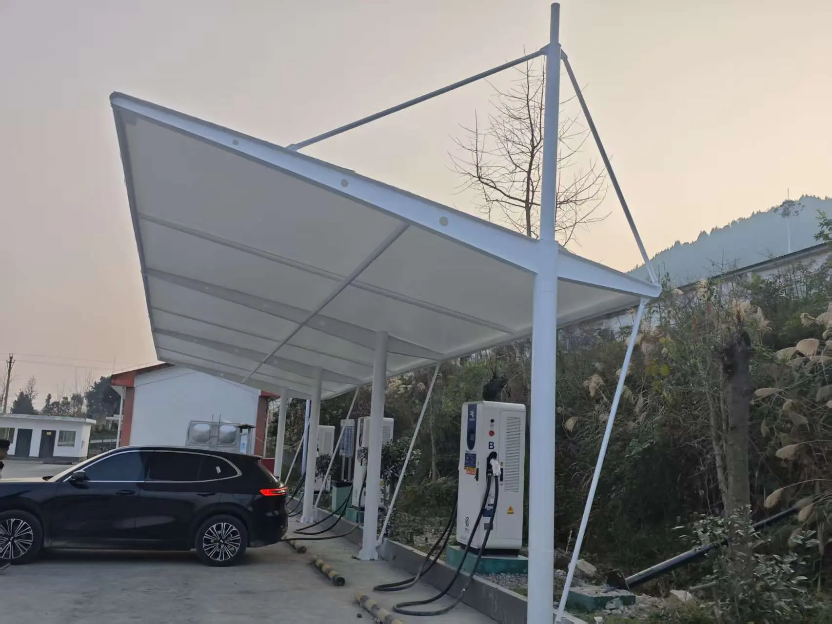 贵州贵州膜结构停车棚怎么选才不踩坑？园区、小区、政府项目都该看看